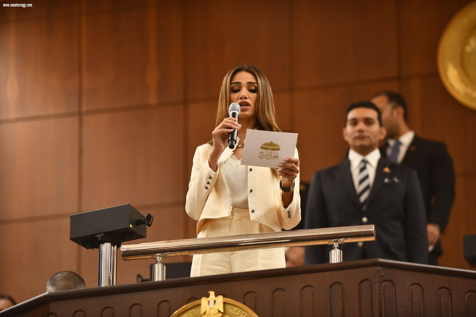 بعد أداء اليمين الدستورية لمجلس الشيوخ.. النائبة إنجي نصيف: الفصل التشريعي الثاني يأتي في مرحلة فارقة