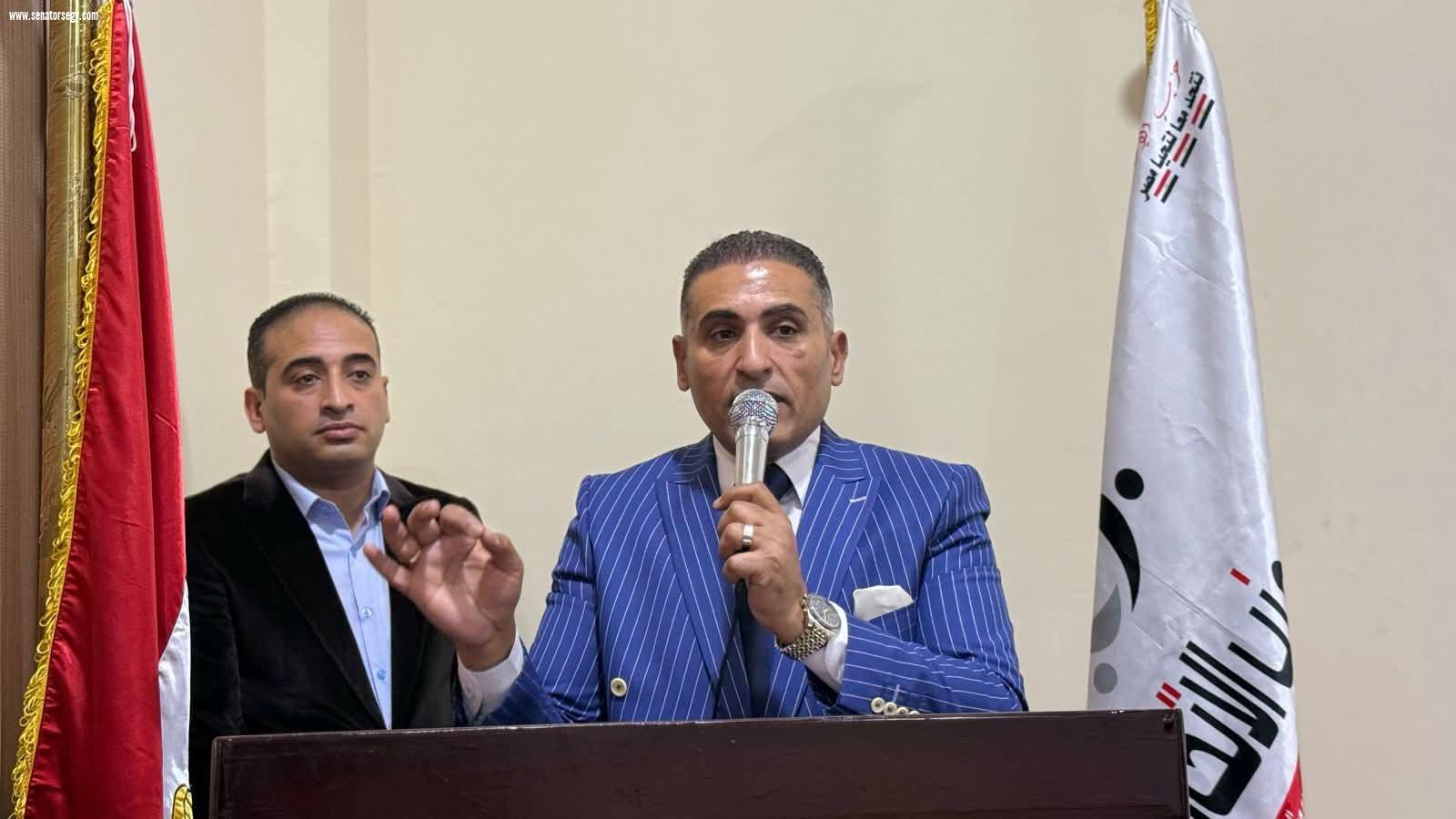 محمد الشوري  : كلمة الرئيس السيسي بشأن الأوضاع في غزة تؤكد موقف مصر الداعم للقضية الفلسطينية