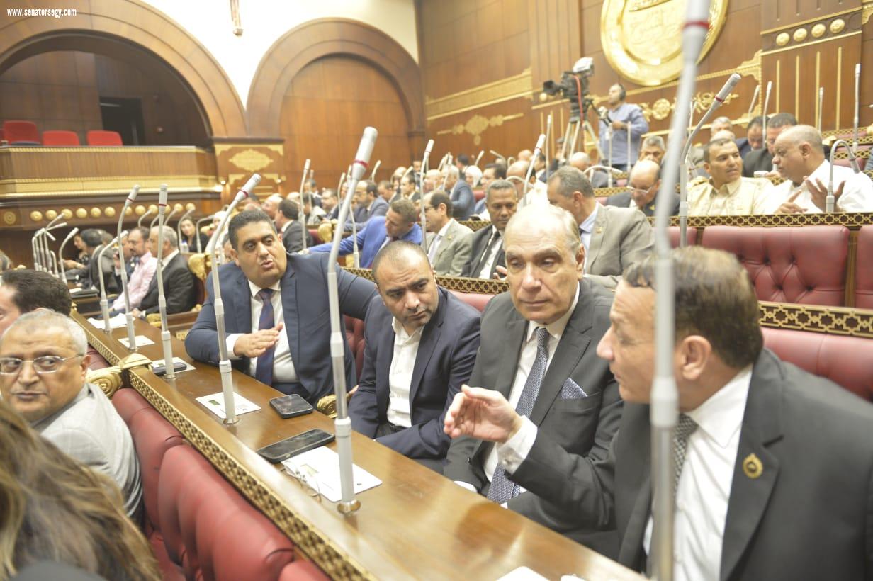 نواب الشيوخ يشيدون  بكلمة الرئيس السيسي بالقمة العربية.. اكدت علي ان موقف مصر لايتبدل ولايقبل النقاش برفض تهجير الفلسطينيين