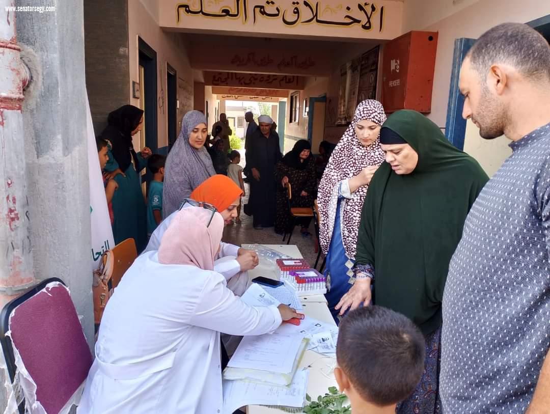 انطلاق القافلة الطبيةالمجانية بعزبةحجازي حسانين لحزب مستقبل وطن تحت قيادة “كيوان والماشطة” وبرعاية نواب الحزب الحصي والتمامي وابوحجازي “لعلاج كافة الحالات