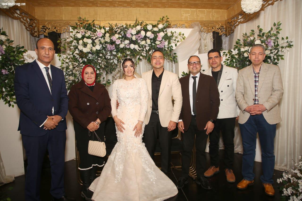 خطوبة الدكتورة «رنا» والرائد «محمد» تجمع نخبة الصحافة والإعلام بنادي ضباط الزمالك