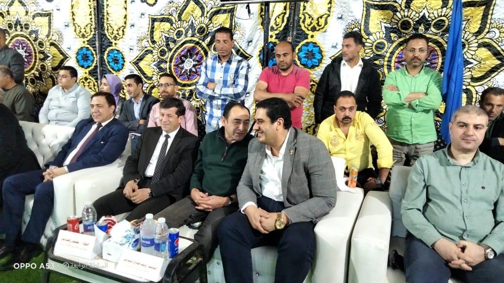 بالصور: النائبان وليد التمامي ومحمد ابوحجازي يشاركان في حفل نهائي دوري حزب مستقبل وطن بمركزالزرقا 
