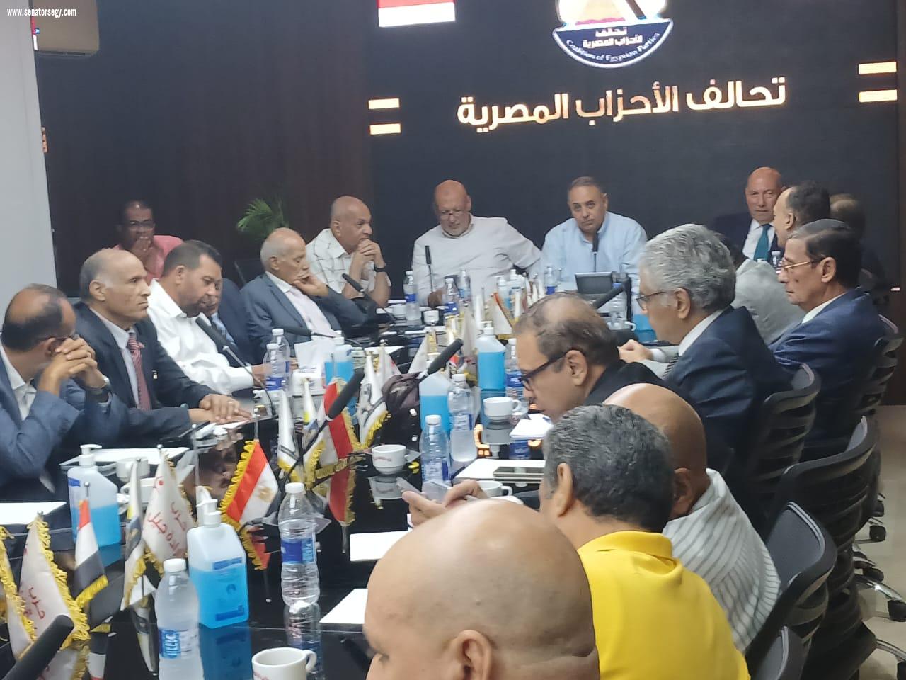 تحالف الأحزاب: التحديات الجسام التي تواجه الدولة المصرية تزيد من إصرارنا على الدعم المطلق للقيادة السياسية