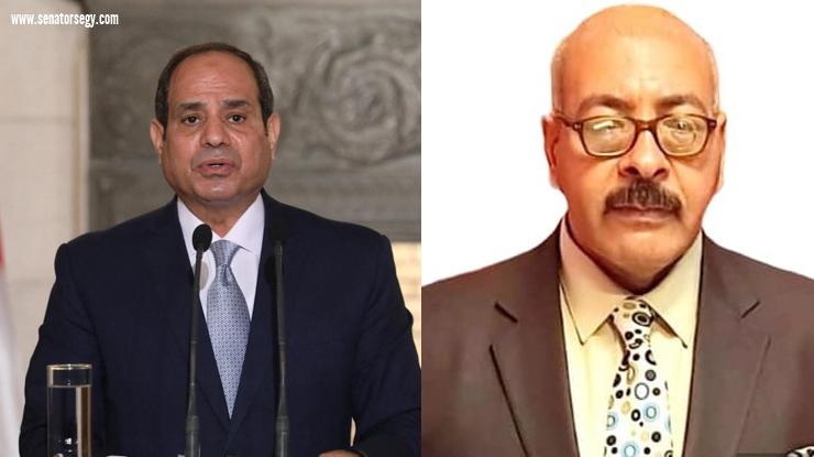 غلاب الحطاب يهنئ الرئيس السيسي بالعام الميلادي الجديد
