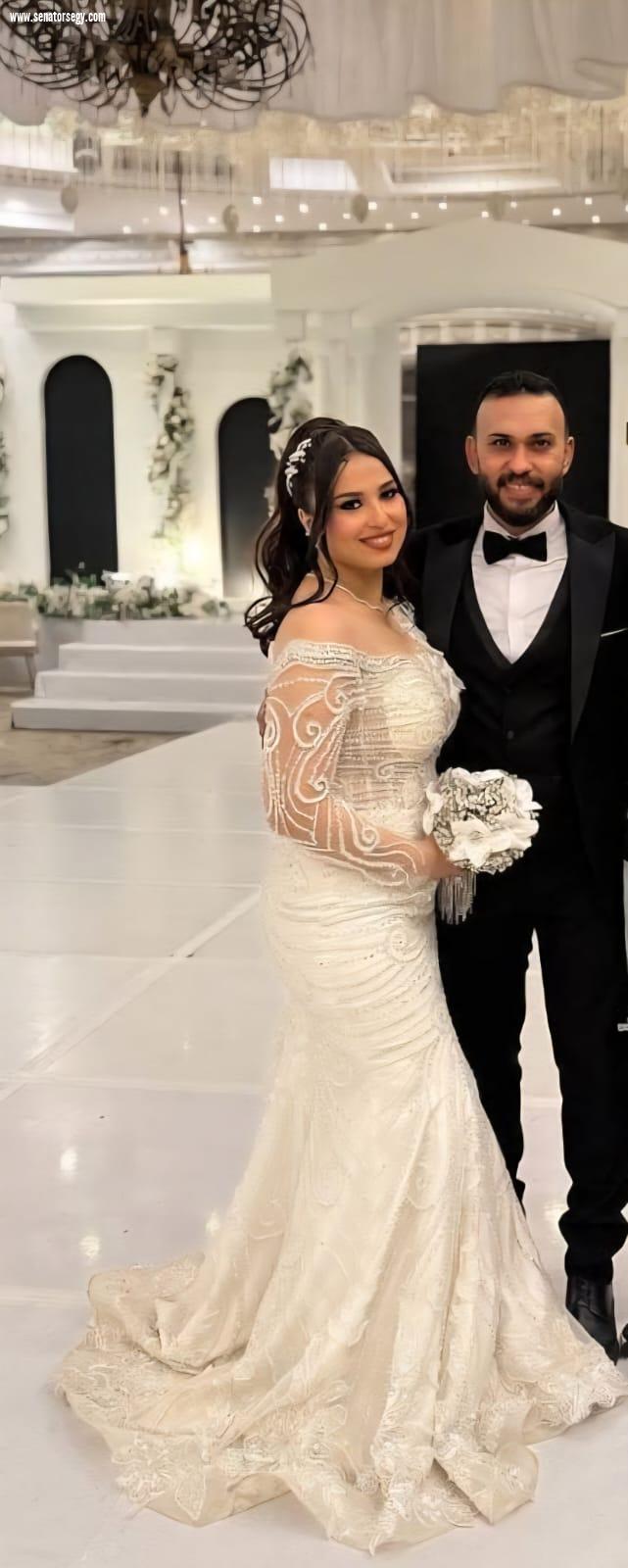 الكاتبة الصحفية فتحية الديب تهنئ إيمان حسن ومحمد رفيق بمناسبة الزفاف السعيد