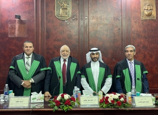 المستشار محمد دغيم يحصل على الدكتوراه بامتياز مع مرتبة الشرف