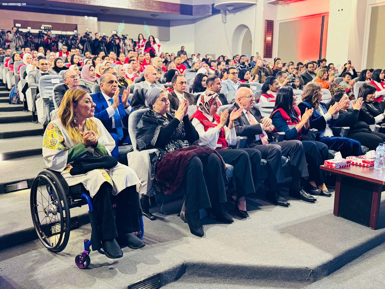 نظمها الهلال الأحمر المصري:المشرف العام على القومي للأشخاص ذوي الإعاقة تشهد ندوة وتكريم صناع وأبطال مسلسل 