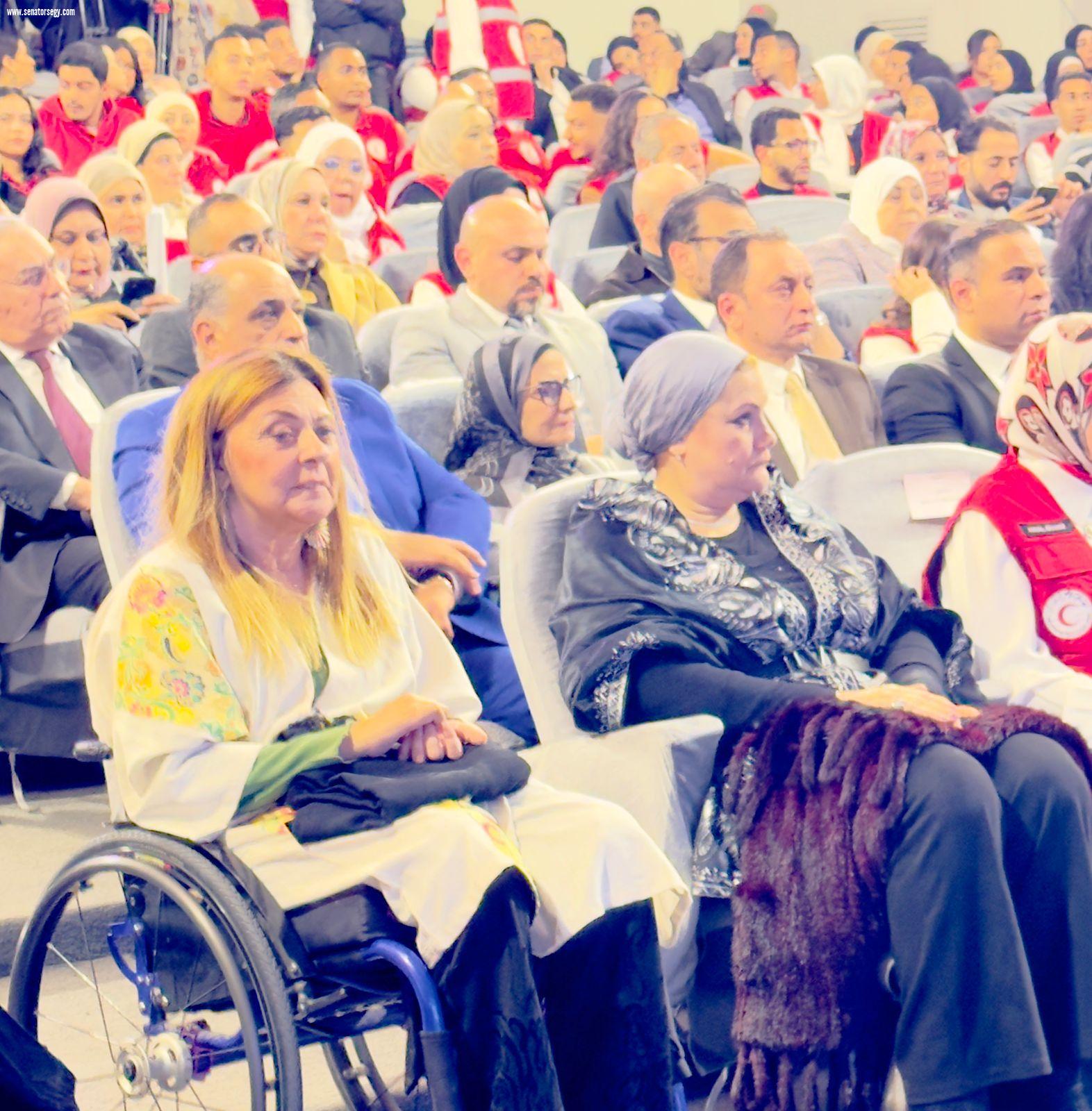 نظمها الهلال الأحمر المصري:المشرف العام على القومي للأشخاص ذوي الإعاقة تشهد ندوة وتكريم صناع وأبطال مسلسل 