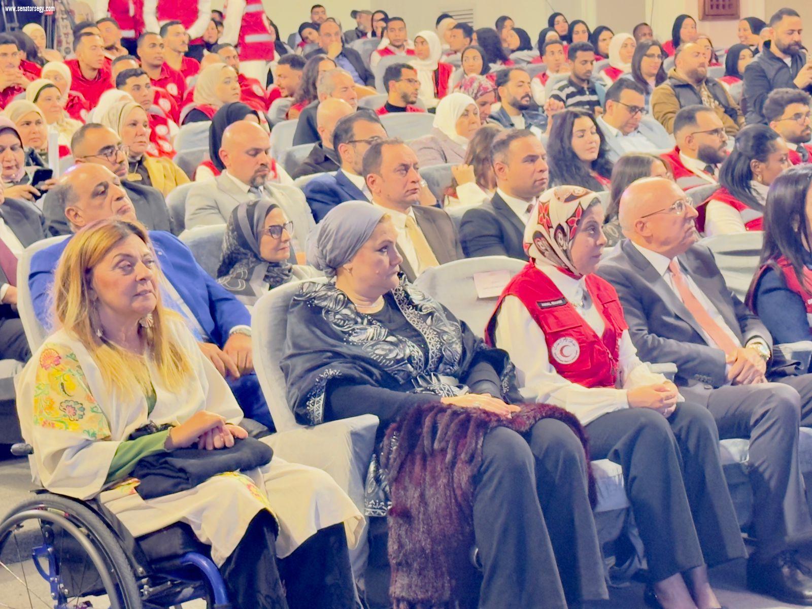 نظمها الهلال الأحمر المصري:المشرف العام على القومي للأشخاص ذوي الإعاقة تشهد ندوة وتكريم صناع وأبطال مسلسل 