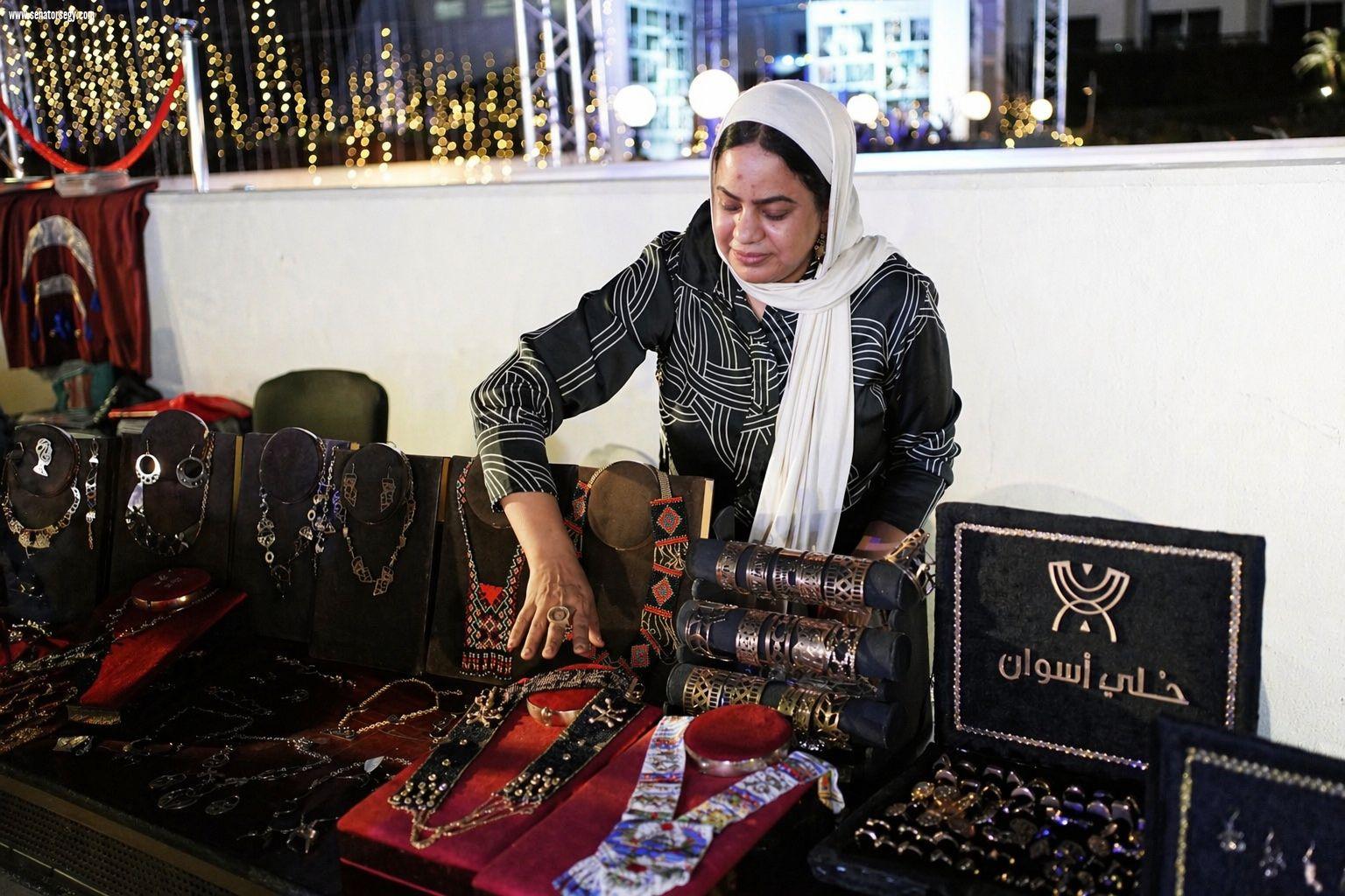 المجلس القومي للمرأة ينظم معرض المصرية  على هامش فعاليات مهرجان اسوان الدولى لأفلام المرأة 