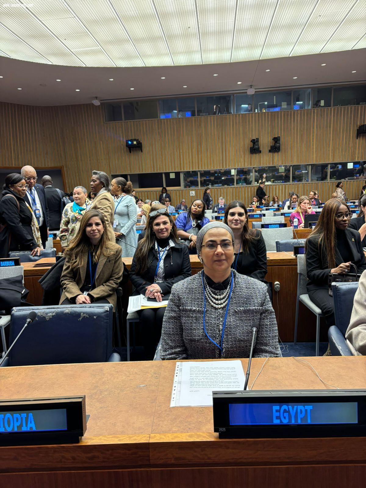 أمل عمار: الدولة المصرية تولي أهمية كبيرة لضمان وصول النساء والفتيات إلى العدالة